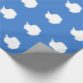 Patriotische Antarktis-Flagge Geschenkpapier (Ecke)