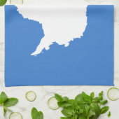 Patriotische Antarktis-Flagge Geschirrtuch (Gefaltet)