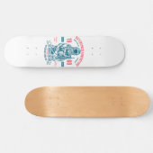 Patriotische Apollo-11-Mission Skateboard (Horizontal)