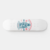 Patriotische Apollo-11-Mission Skateboard (Horizontal)