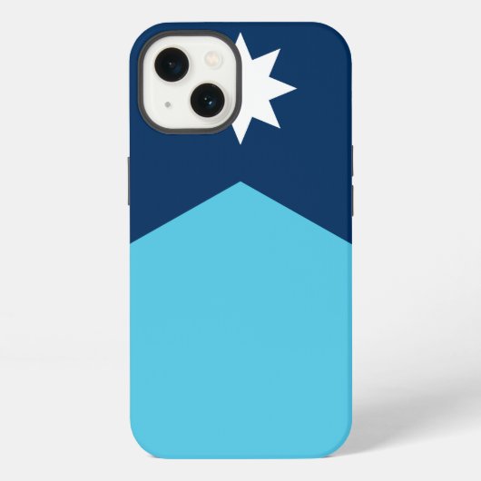 Patriotische Apple Case-Mate, Flagge von Minnesota iPhone Hülle (Rückseite)