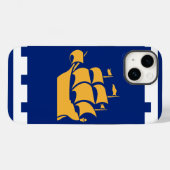 Patriotische Apple Case-Mate, Flagge von Québec Case-Mate iPhone Hülle (Rückseite (Horizontal))