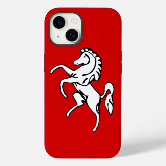 Patriotische Apple Case-Mate, Kent County-Flagge Case-Mate iPhone Hülle (Rückseite)