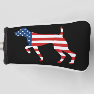 Patriotische APS-Dog-Pointierung Golf Headcover