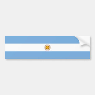 Patriotische argentinische Flagge Autoaufkleber