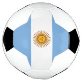 Patriotische argentinische Flagge Fußball (Gedreht)