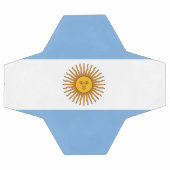 Patriotische argentinische Flagge Fußball (Flach)