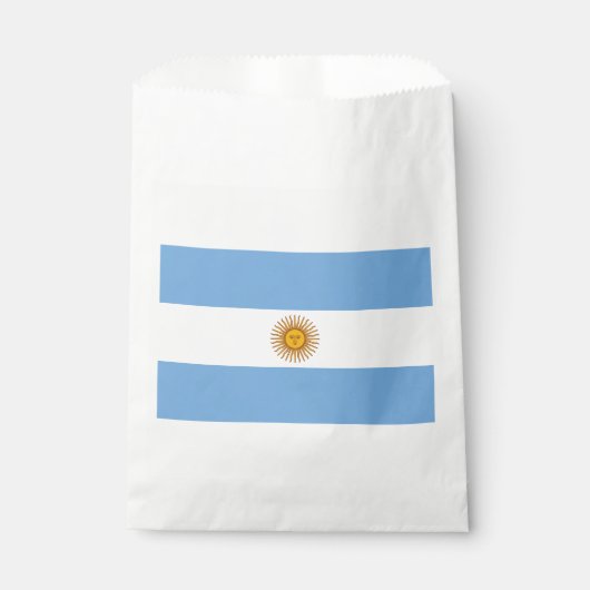 Patriotische argentinische Flagge Geschenktütchen (Vorderseite)