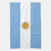 Patriotische argentinische Flagge Geschirrtuch (Vertikal)