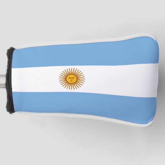 Patriotische argentinische Flagge Golf Headcover (Vorderseite)