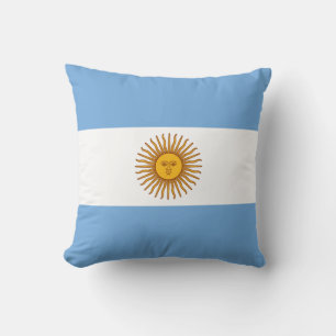 Patriotische argentinische Flagge Kissen