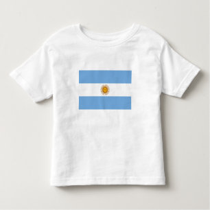 Patriotische argentinische Flagge Kleinkind T-shirt