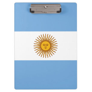 Patriotische argentinische Flagge Klemmbrett