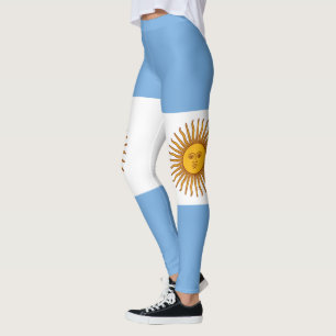Patriotische argentinische Flagge Leggings