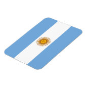 Patriotische argentinische Flagge Magnet (Linke Seite)