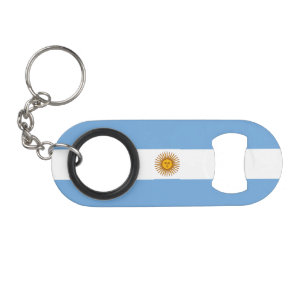 Patriotische argentinische Flagge Mini Flaschenöffner