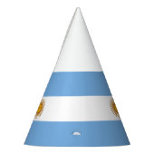 Patriotische argentinische Flagge Partyhütchen (Links)