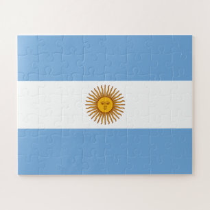 Patriotische argentinische Flagge Puzzle