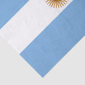 Patriotische argentinische Flagge Seidenpapier (Ausschnitt)