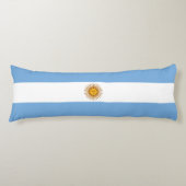 Patriotische argentinische Flagge Seitenschläferkissen (Vorderseite)