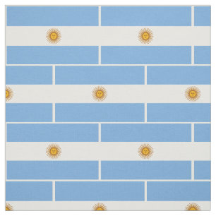 Patriotische argentinische Flagge Stoff