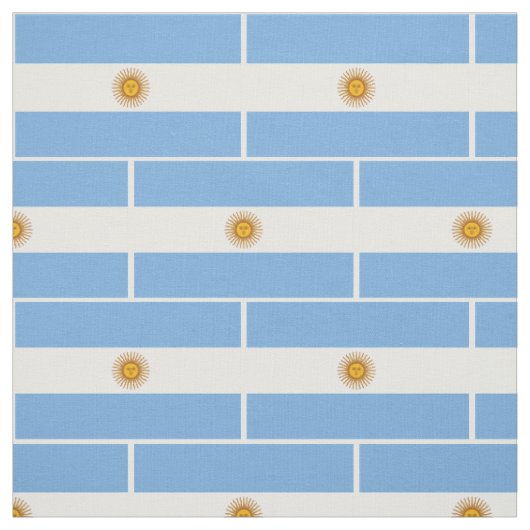 Patriotische argentinische Flagge Stoff (Muster)