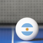 Patriotische argentinische Flagge Tischtennisball (Netto)