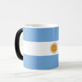 Patriotische argentinische Flagge Verwandlungstasse (Vorderseite Links)