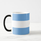 Patriotische argentinische Flagge Verwandlungstasse (Links)