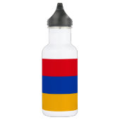 Patriotische armenische Flagge Edelstahlflasche (Rechts)