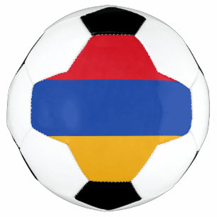 Patriotische armenische Flagge Fußball