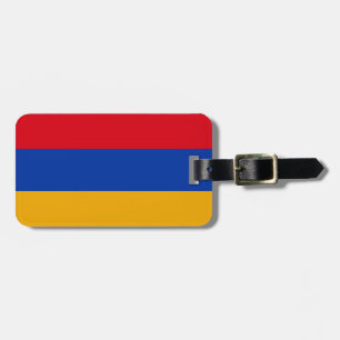 Patriotische armenische Flagge Gepäckanhänger