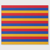 Patriotische armenische Flagge Geschenkpapier (Flach)