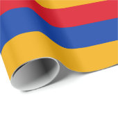 Patriotische armenische Flagge Geschenkpapier (Rolleneckpunkt)