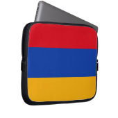 Patriotische armenische Flagge Laptopschutzhülle (Vorne Rechts)