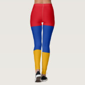 Patriotische armenische Flagge Leggings (Rückseite)