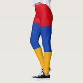Patriotische armenische Flagge Leggings (Links)
