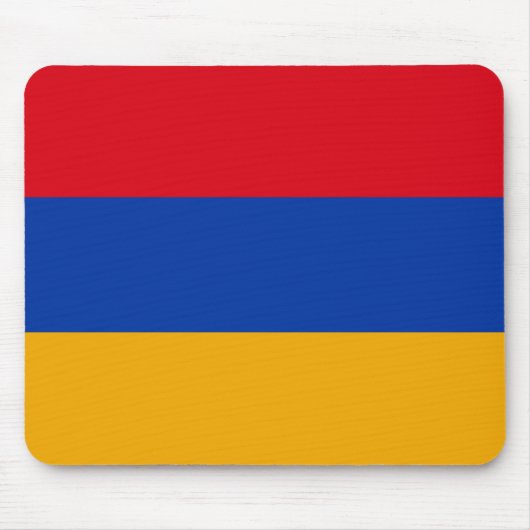 Patriotische armenische Flagge Mousepad (Vorne)