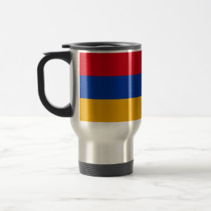 Patriotische armenische Flagge Reisebecher