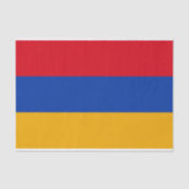 Patriotische armenische Flagge Seidenpapier (Vorderseite)