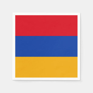 Patriotische armenische Flagge Serviette