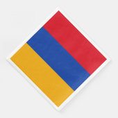 Patriotische armenische Flagge Serviette (Ecke)