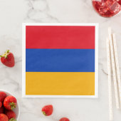Patriotische armenische Flagge Serviette (Beispiel)