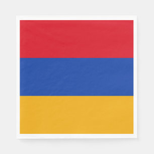 Patriotische armenische Flagge Serviette