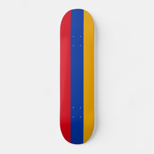 Patriotische armenische Flagge Skateboard (Vorderseite)
