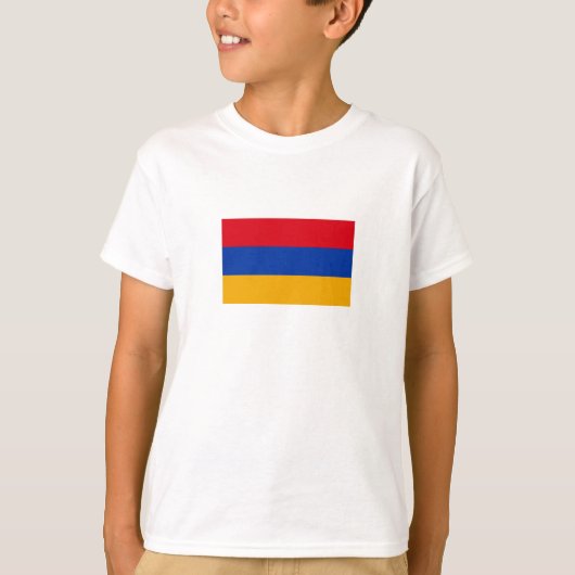 Patriotische armenische Flagge T-Shirt (Vorderseite)