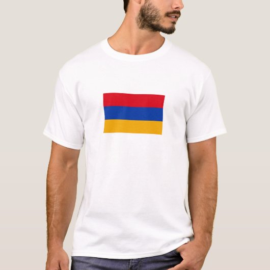 Patriotische armenische Flagge T-Shirt (Vorderseite)