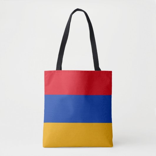 Patriotische armenische Flagge Tasche (Vorderseite)