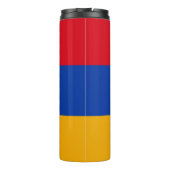 Patriotische armenische Flagge Thermosbecher (Rückseite)