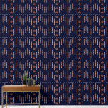 Patriotische Art Deco - Rote Elfenbeinküste auf Na Tapete<br><div class="desc">Original Design auf diesem Fab Peel 'n Stick Wallpaper wurde teilweise durch eine Art Deco Necktie aus den 40er Jahren inspiriert! Mit einem subtilen patriotischen Gefühl, das sich perfekt vor einem tiefblauen und marineblauen Hintergrund Set, habe ich goldgeradene rote Sterne mit fünf schmalen Elfenbeinbändern kombiniert, die mit roten horizontalen Streifen...</div>